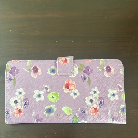 Love & Lore Floral Travel Document Wallet Organizer 9”x5” - Picture 2 of 16